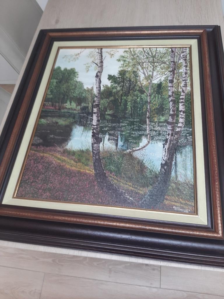 Schilderij (reproductie) van Louise Stroobants, Ophalen