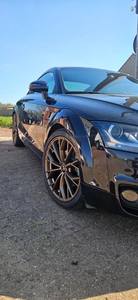 Audi TT Quattro, S-tronic, 2.0 TFSI, cuir intégral, 146 0, Autos, Cuir, Euro 5, Noir, Automatique