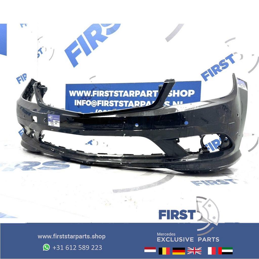 BUMPER W204 AMG voorbumper PDC A2048853725 zwart wit grijs 2, Utilisé, -, Avant, -