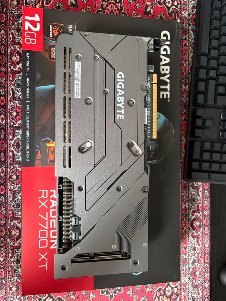 Gigabyte Radeon RX 7700 XT GAMING OC, AMD, GDDR6, PCI-Express 4, Ophalen of Verzenden