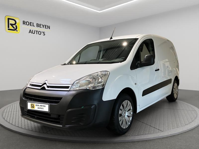 Citroen Berlingo 1,6 HDI Marge, Auto's, Citroën, Wit, 1560 cc, Euro 6, Zwart