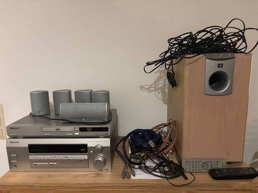 Kit home cinéma stéréo Hi-Fi Pioneer JBL, Enlèvement, Système 5.1, Lecteur DVD, Pioneer