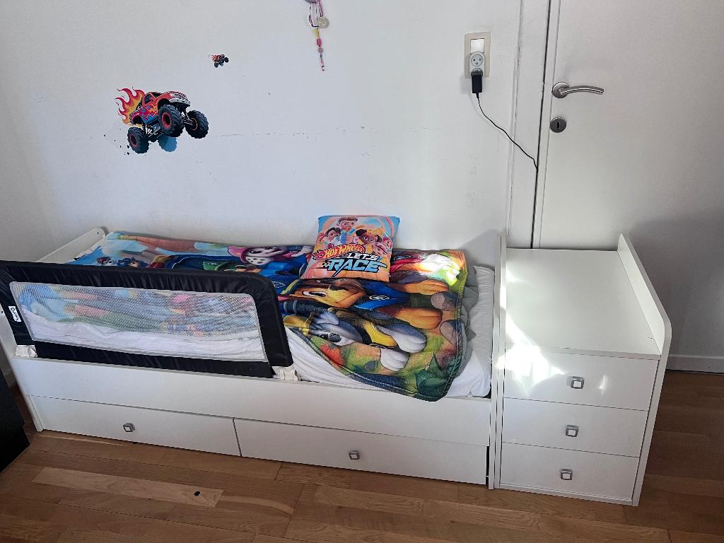 Meegroei ledikant, Kinderen en Baby's, Kinderkamer | Bedden, Ophalen, Lattenbodem