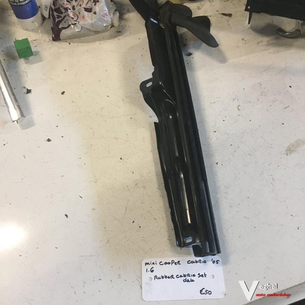 Mini Cooper Cabrio 1.6    2005  Rubbers tbv Cabrio kap., Gebruikt, -, -, Ophalen of Verzenden