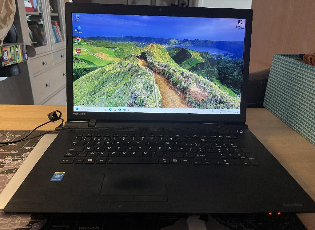 Laptop Toshiba Windows 11, Intel Core i3, 8GB Ram, SSD 120GB, Ophalen, 15 inch, 8 GB, Intel i3