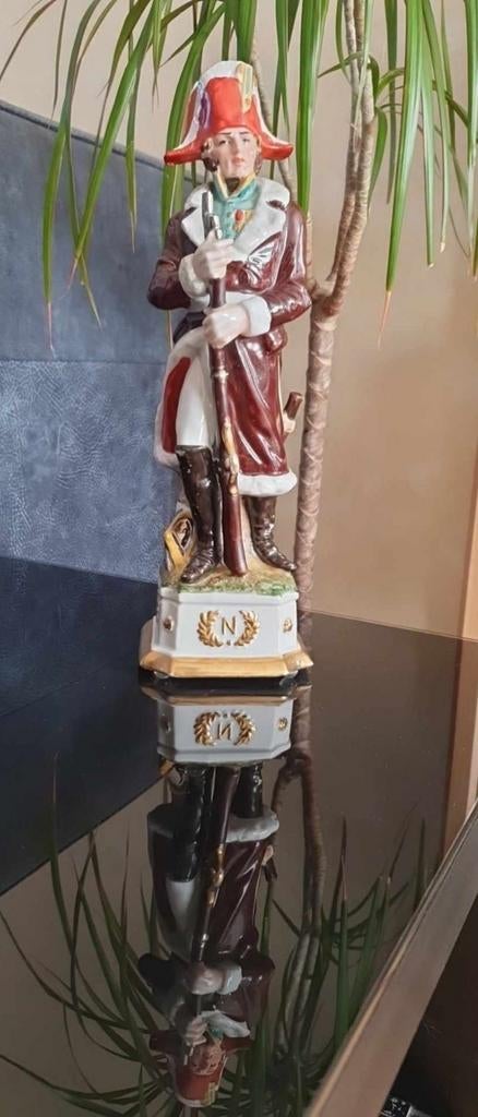 Antieke beeld.Ney Napoleontische officier., Verzamelen, Winkelwagenmuntjes, Verzenden