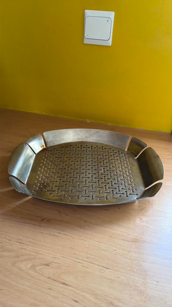 barbecue groentemand, Weber gemaakt van roestvrij staal., Huis en Inrichting, Woonaccessoires | Dienbladen, Ophalen of Verzenden