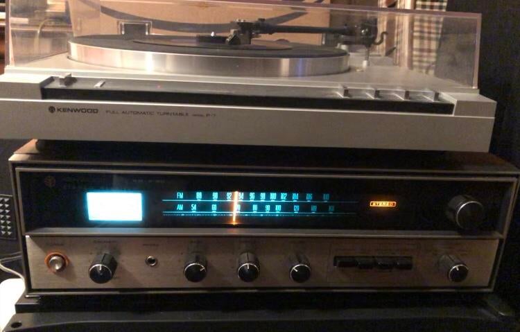 amplificateur et radio et tourne disque Kenwood, Enlèvement, Comme neuf