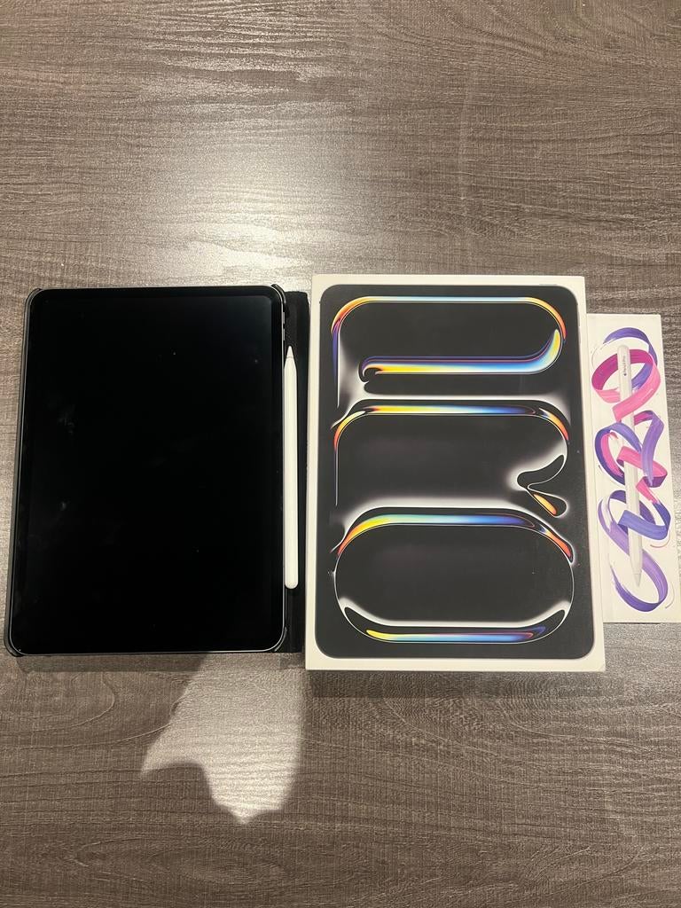 IPad Pro 11-inch (M4) 256GB, Informatique & Logiciels, Apple iPad Tablettes, Gris, Enlèvement ou Envoi, 11 pouces, Comme neuf