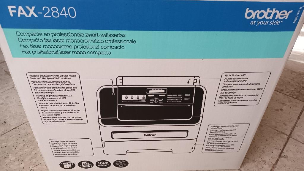 fax brother, Telecommunicatie, Faxen, Ophalen, Zo goed als nieuw, Fax