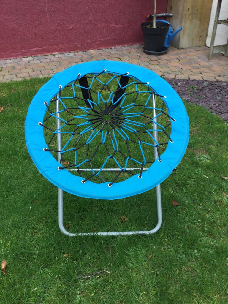 Siège de jardin en forme de trampoline, Enlèvement, Comme neuf, Plastique, Ajustable