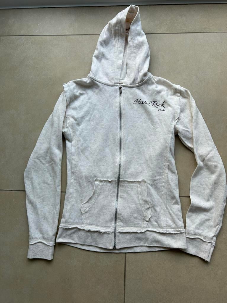 Vest met rits Hard Rock Porto maat M, Ophalen of Verzenden, Zo goed als nieuw, Maat 38/40 (M), Beige