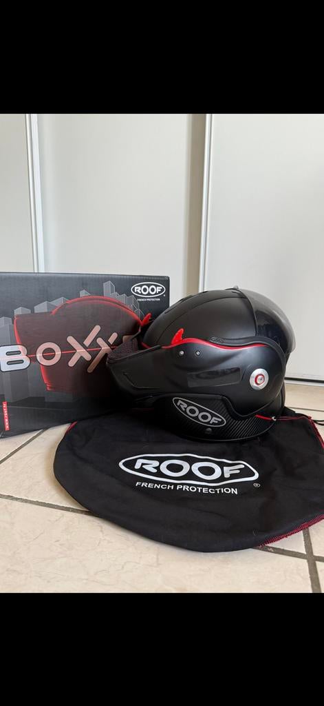 Casque roof carbone, Motoren, Kleding | Motorhelmen, Ophalen of Verzenden, S