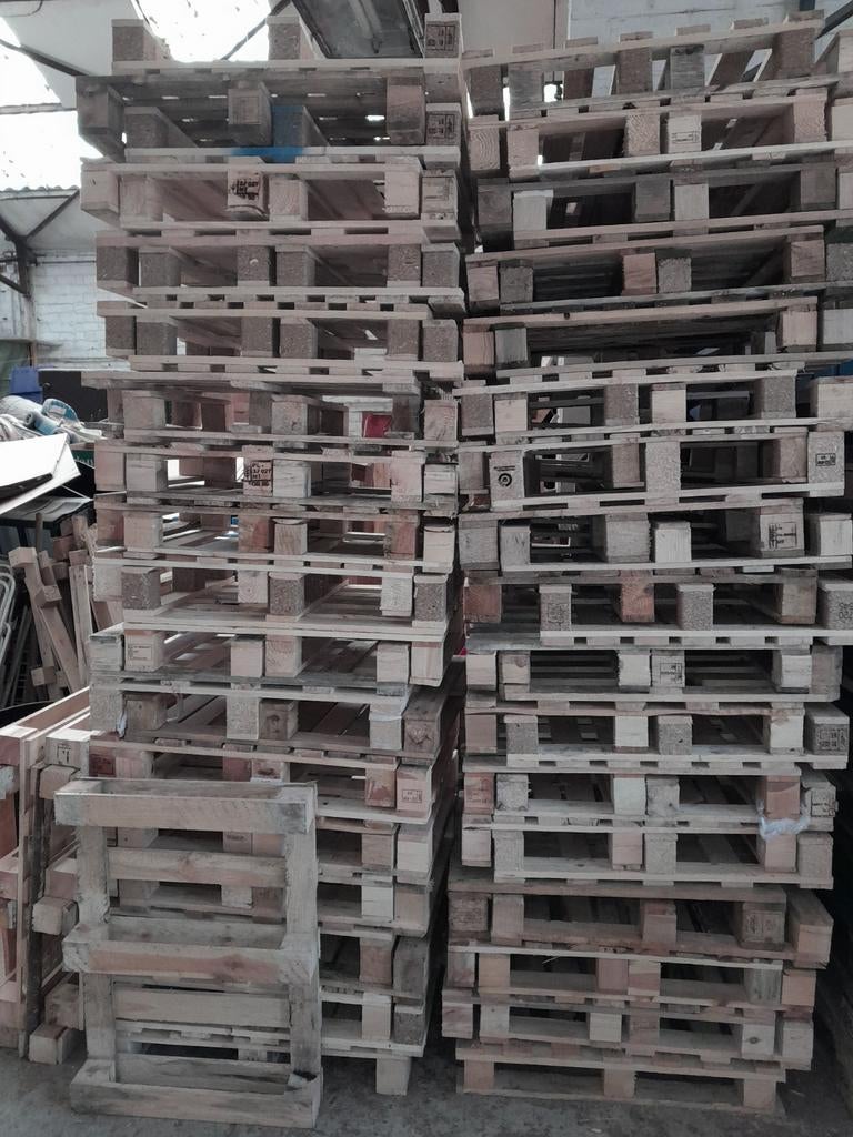 100 paletten, Doe-het-zelf en Bouw, Hout en Planken, Ophalen