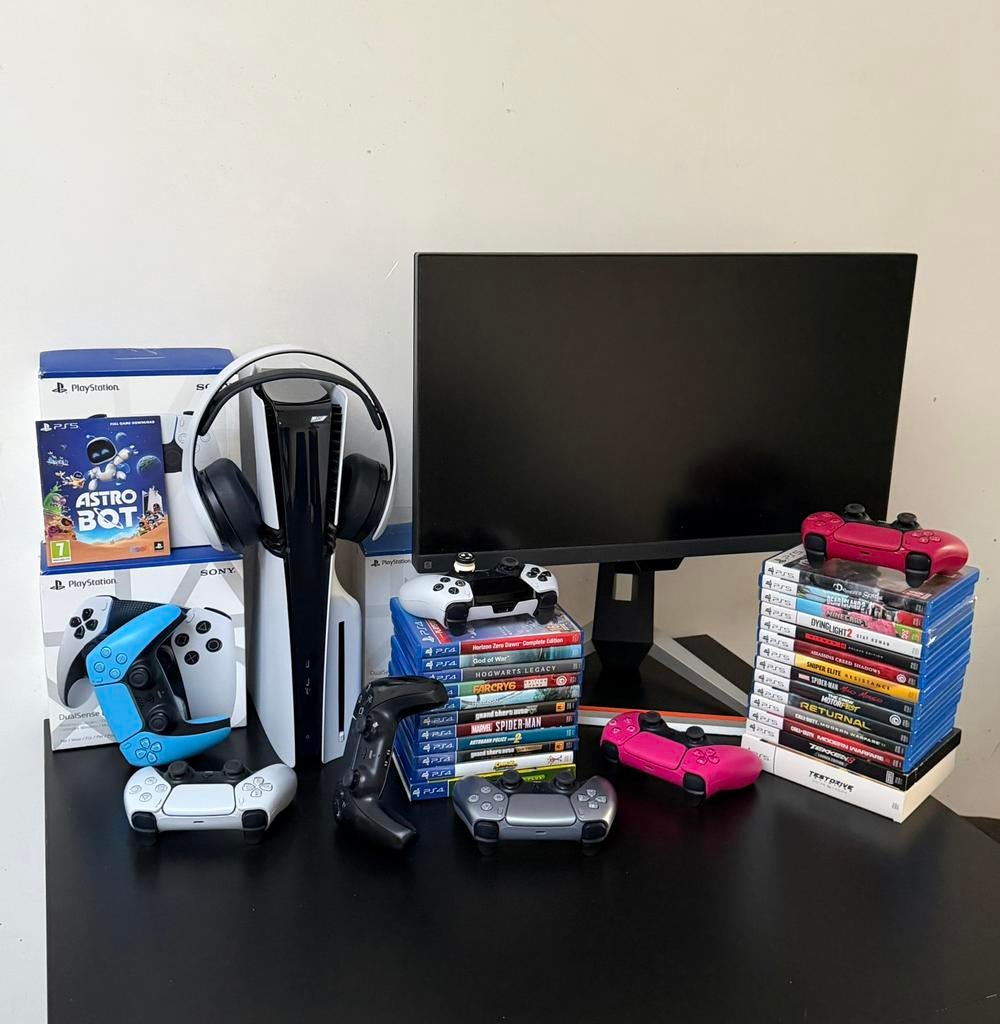 PS5 Pro 2 To + Jeux et accessoires, Enlèvement, Comme neuf, Playstation 5