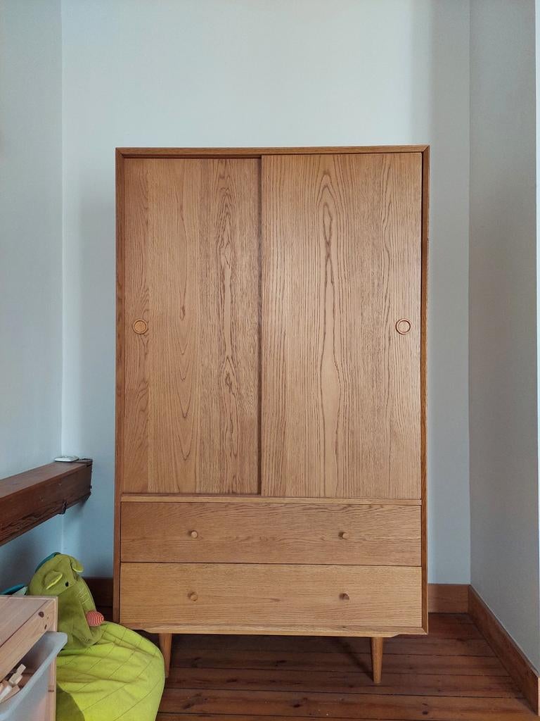 Armoire Quilda (La Redoute Interieurs), Maison & Meubles, Avec espace de penderie, 100 à 150 cm, 50 à 75 cm, 150 à 200 cm