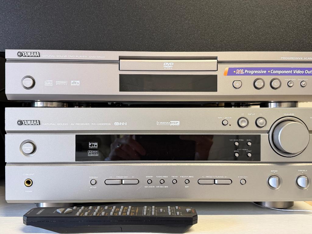 yamaha surround verstreker en dvd, Ophalen, Zo goed als nieuw, Yamaha