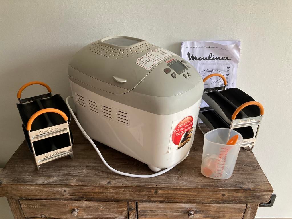 Moulinex broodbakmachine, Electroménager, Machines à pain, Plus de 10 programmes, Comme neuf, Enlèvement, 1200 à 1600 grammes de pâte