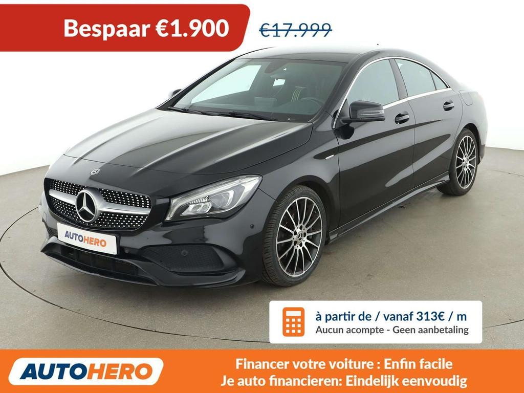 Mercedes-Benz CLA-Klasse 180 CLA 180 AMG Line (bj 2018), Auto's, 122 pk, Zwart, Zwart, 1595 cc