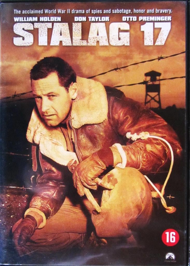 DVD OORLOG- STALAG 17 (WILLIAM HOLDEN) 1952- ZEER ZELDZAAM, Cd's en Dvd's, Alle leeftijden, Ophalen of Verzenden, Zo goed als nieuw