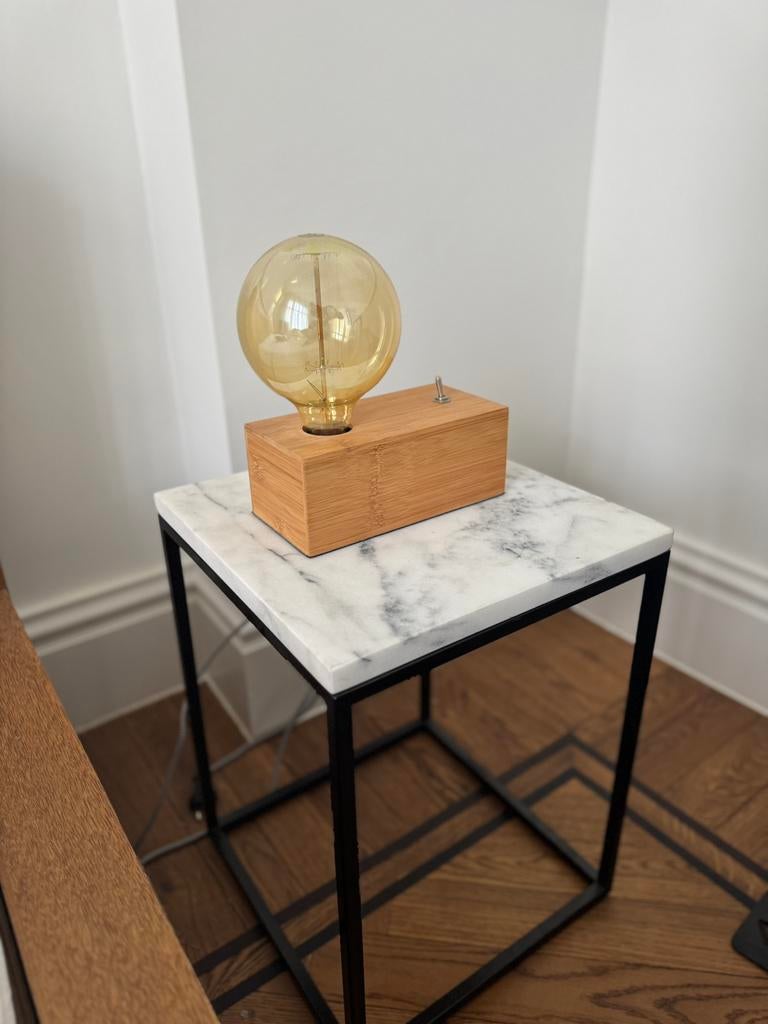 Bijzettafel marmer, Huis en Inrichting, Ophalen, Zo goed als nieuw