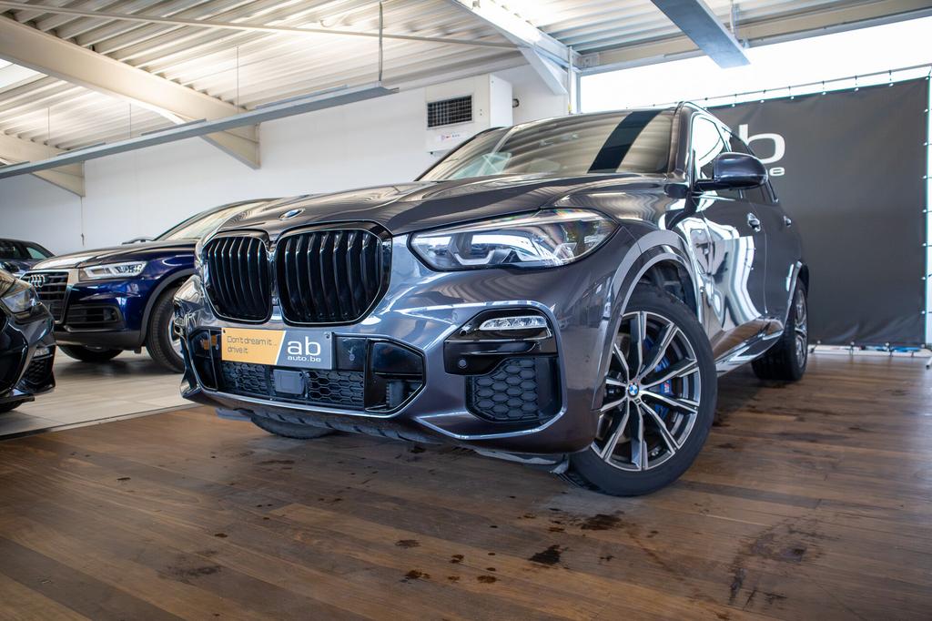 BMW X5 XDRIVE45E *M-SPORT*, HEAD-UP, LUCHTVER, PANO,  HARMA, Autos, 0 kg, Argent ou Gris, 0 kg, Noir