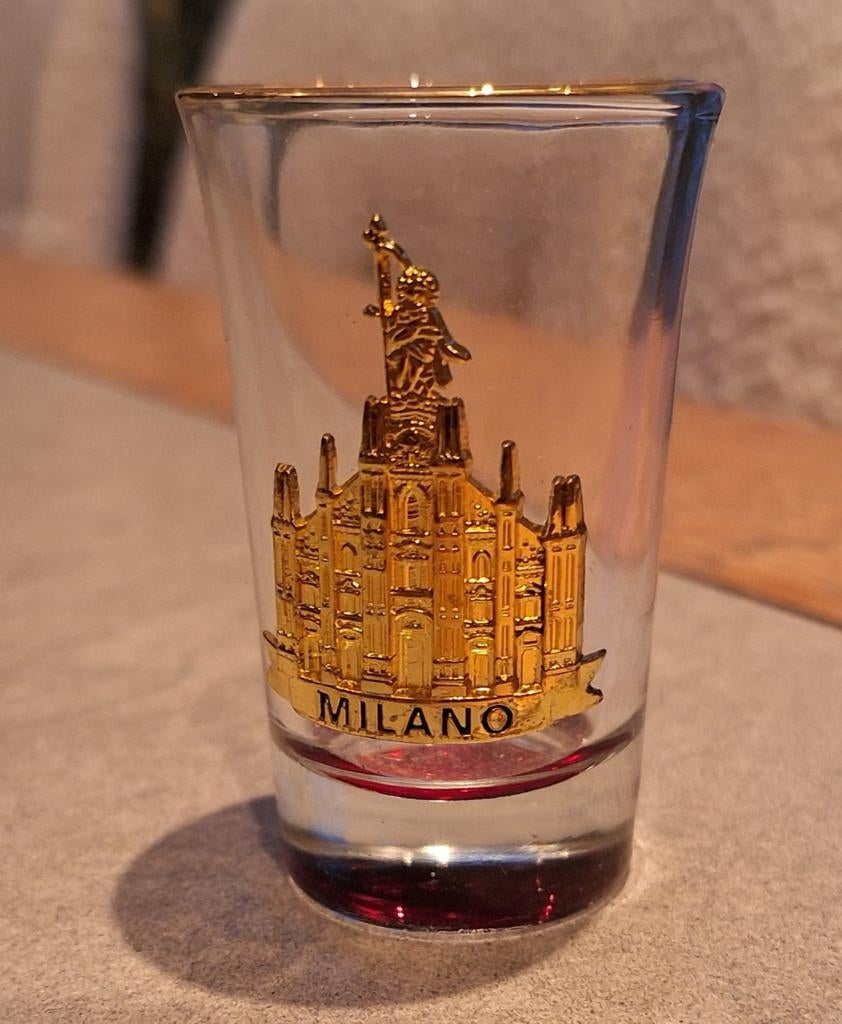 Verre à shot MILAN, Enlèvement