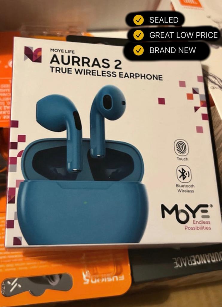 Aurras 2 wireless tws headphones earbuds touch new, Ophalen of Verzenden, Bluetooth