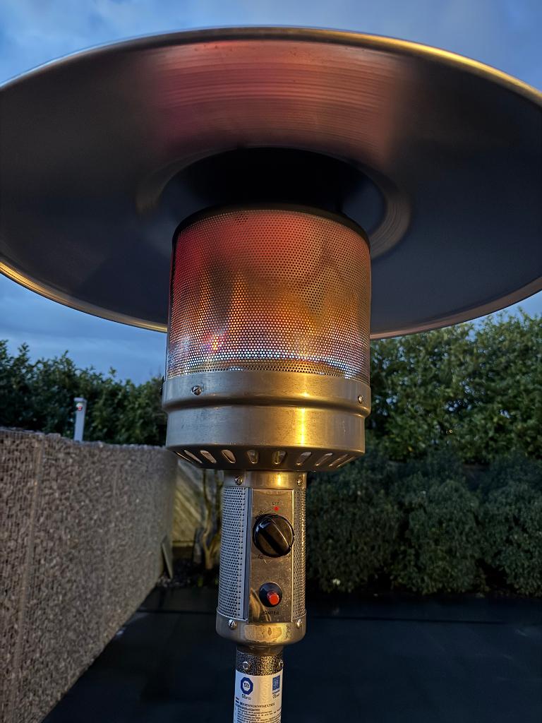 Terrasverwarmer op gas, Ophalen, Gebruikt, Gas