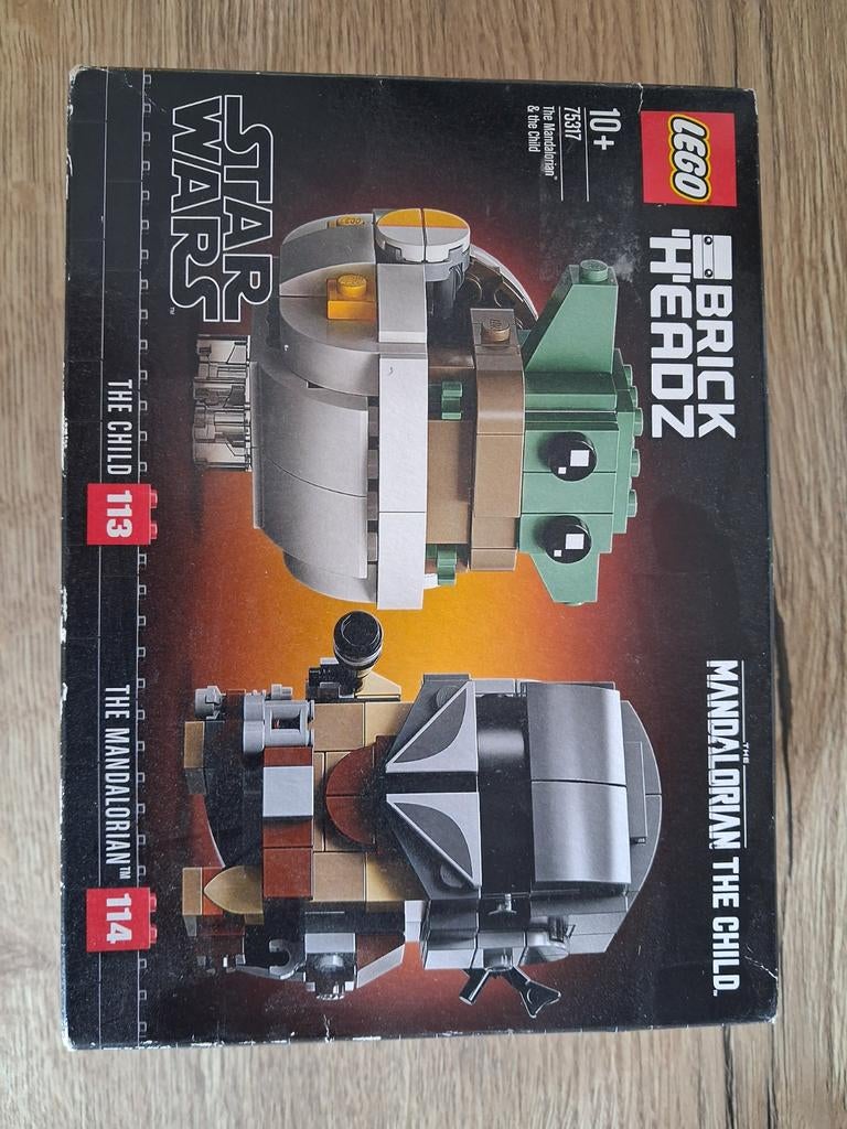 Lego : 75317 brickheadz the mandalorian and the child, Verzenden, Lego