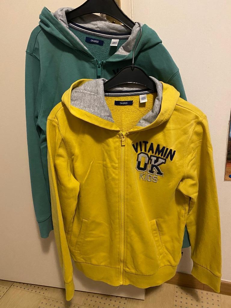2 Gilets garçon 10 - 12 ans, Enlèvement ou Envoi, Utilisé, Garçon