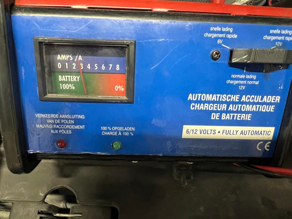 Acculader, Ophalen, Nieuw