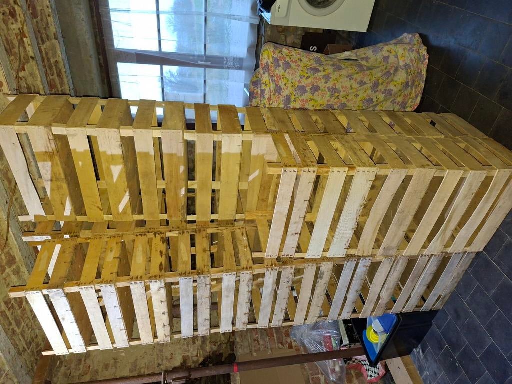 Lot de 34 cageots / cagettes en bois, Enlèvement, Utilisé
