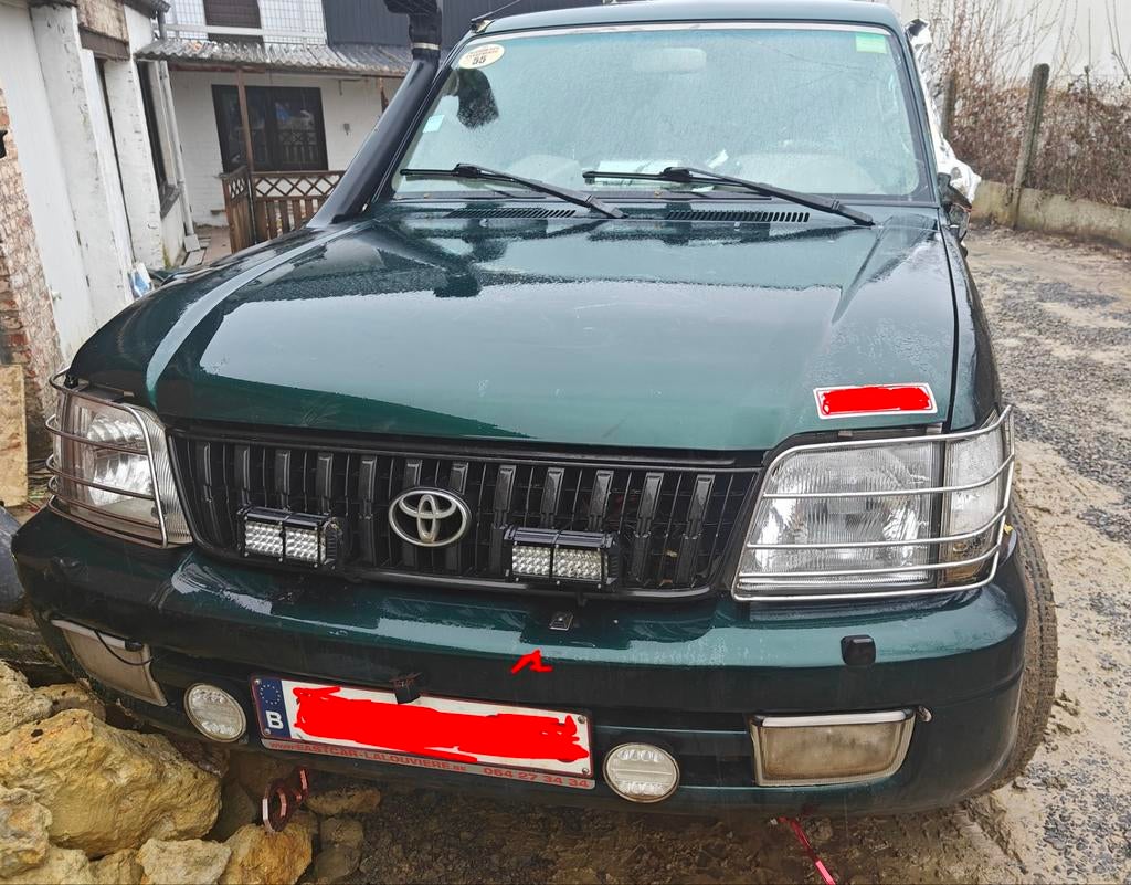 Prado J90 accidenté, Autos : Pièces & Accessoires, Carrosserie & Tôlerie, Porte, Toyota, Arrière, Gauche, Utilisé, Enlèvement ou Envoi