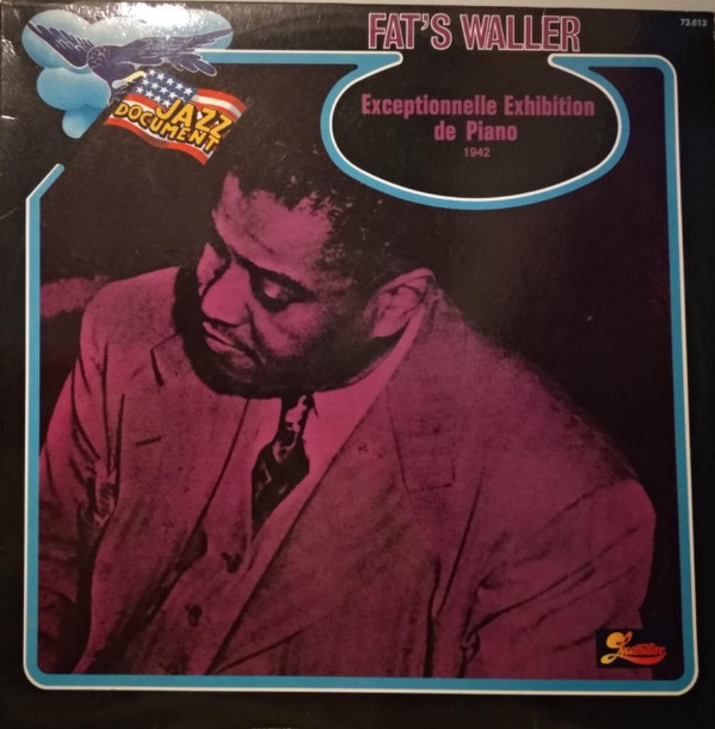 Fats Waller ‎– Exceptionnelle Exhibition De Piano 1942, Ophalen of Verzenden, Zo goed als nieuw, 1940 tot 1960, 12 inch