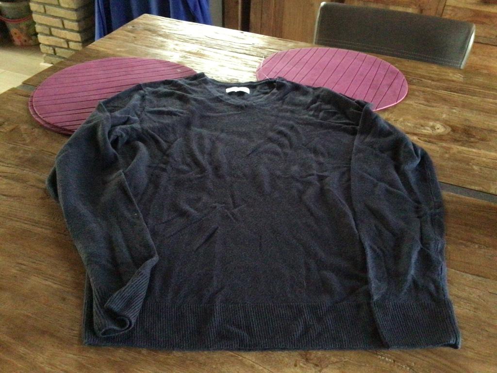 Pull met V hals large nieuw, Vêtements | Hommes, Pulls & Vestes, Neuf, Enlèvement ou Envoi, Bleu, Taille 52/54 (L)