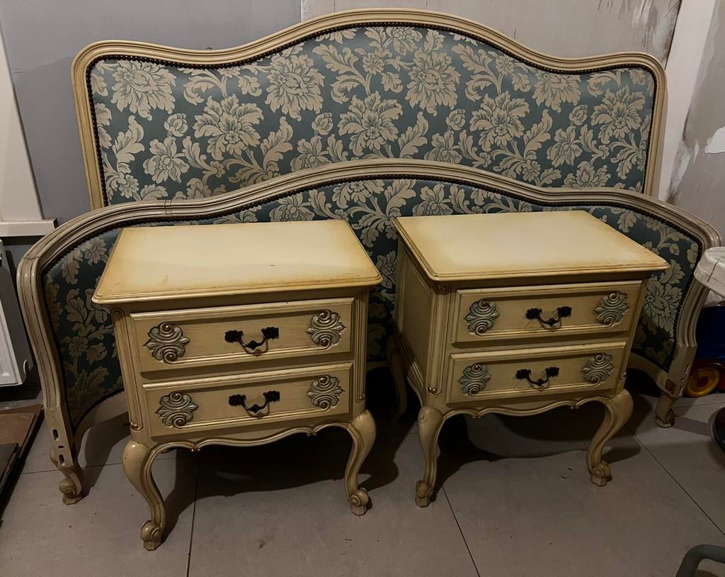 Bed Louis XV, Ophalen, Gebruikt, Crème