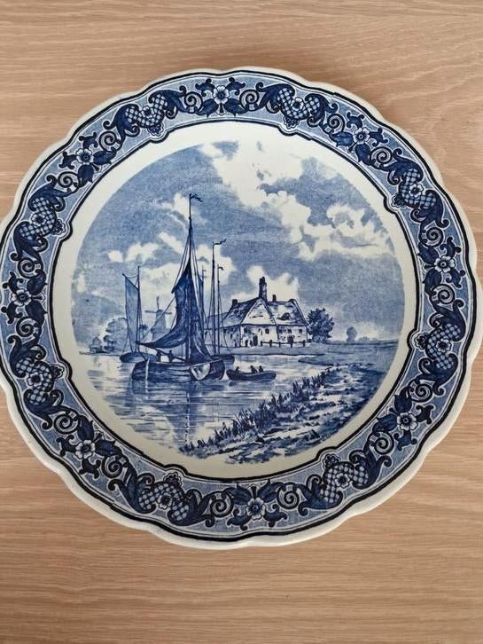 DELFT Blauwe Wandbord, Ophalen