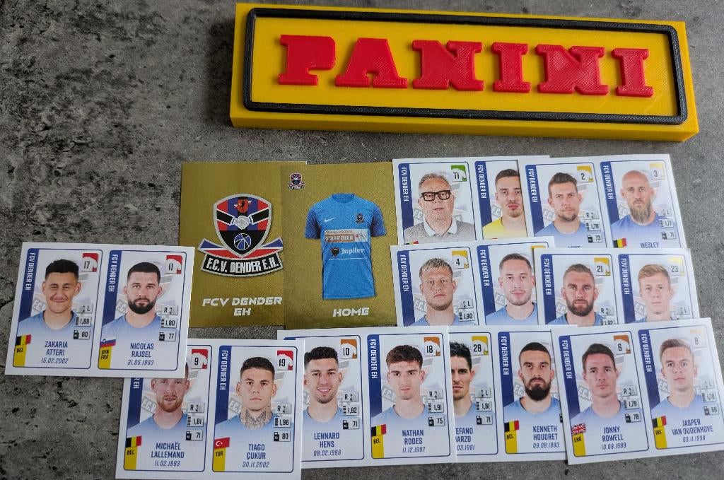 Panini FOOTBALL 2022/23 11 STICKERS DENDER VOETBAL, Ophalen of Verzenden, Nieuw