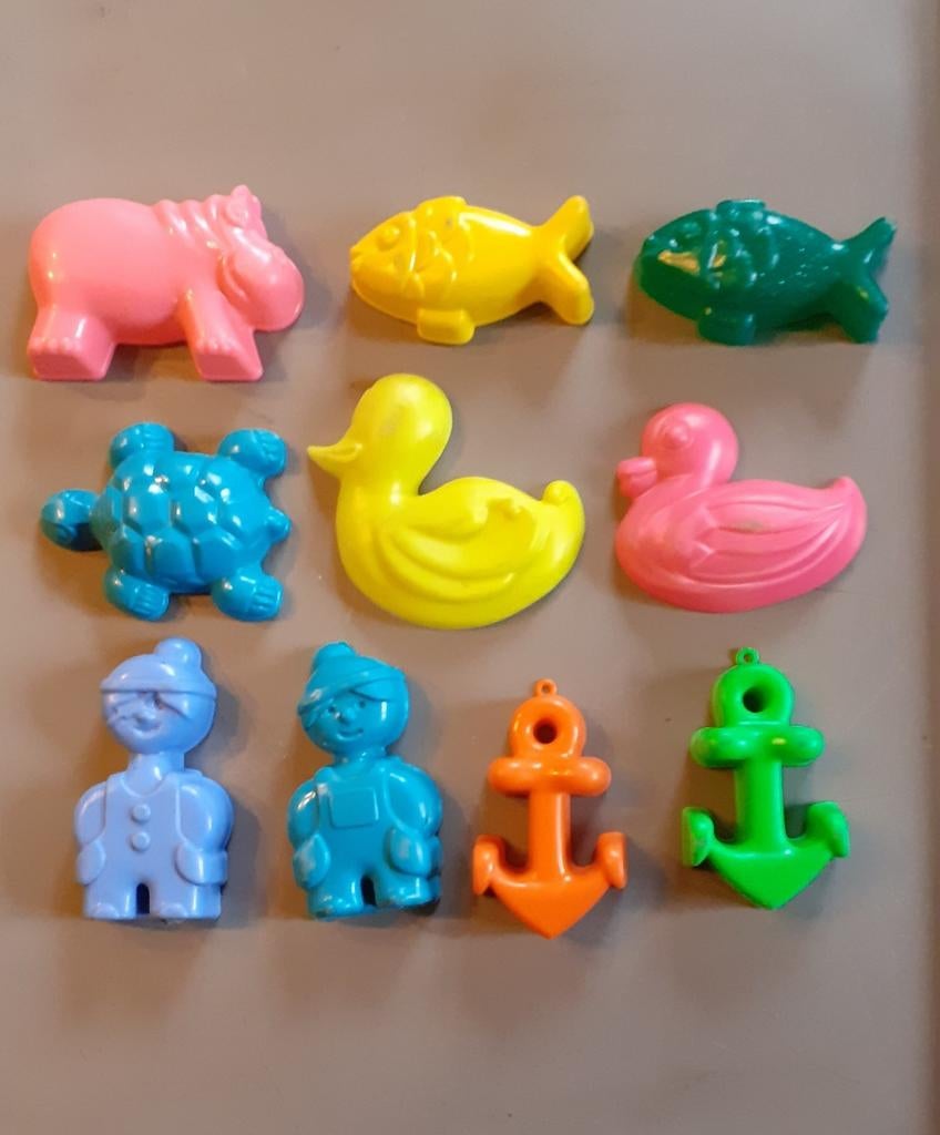 10 formes pour pâte de sable, Ophalen of Verzenden, Gebruikt