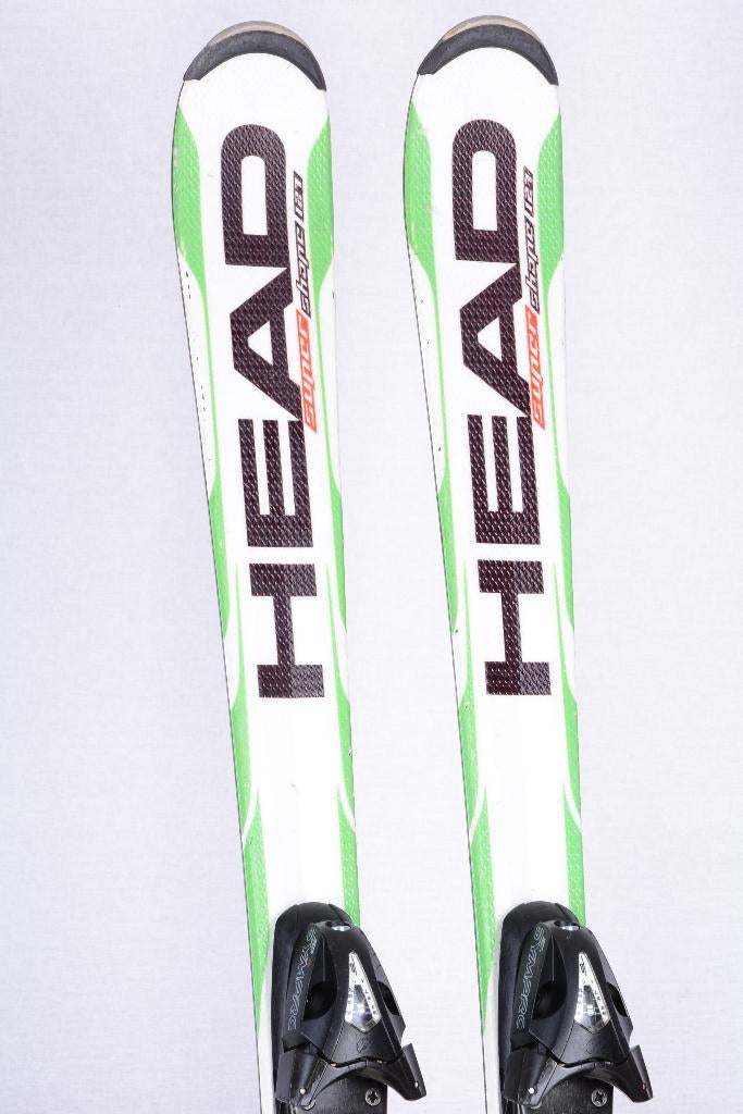 127 kinder ski's HEAD SUPERSHAPE TEAM, white/green, Gebruikt, 100 tot 140 cm, Ophalen of Verzenden, Carve