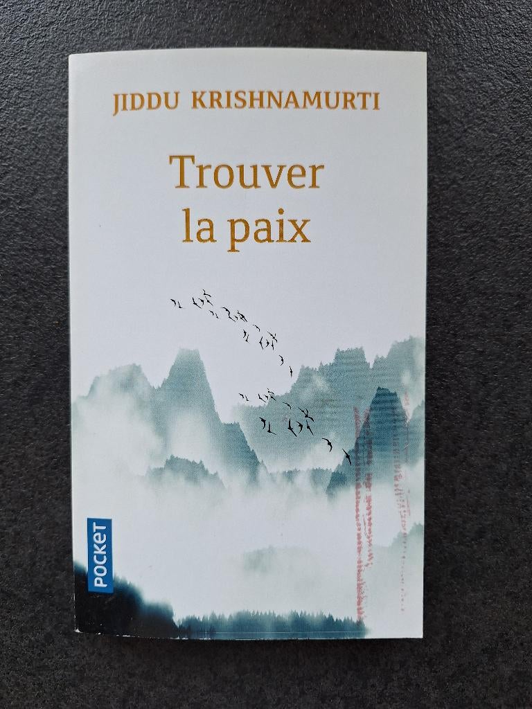 Trouver la paix - Jiddu Krishnamurti, Boeken, Filosofie, Zo goed als nieuw, Overige onderwerpen, Ophalen of Verzenden