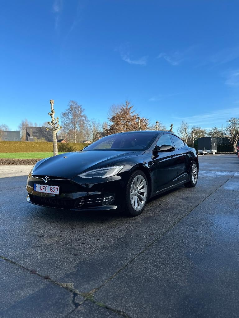 Tesla model S 100D, Auto's, Automaat, Zwart, Parkeersensor, Model S