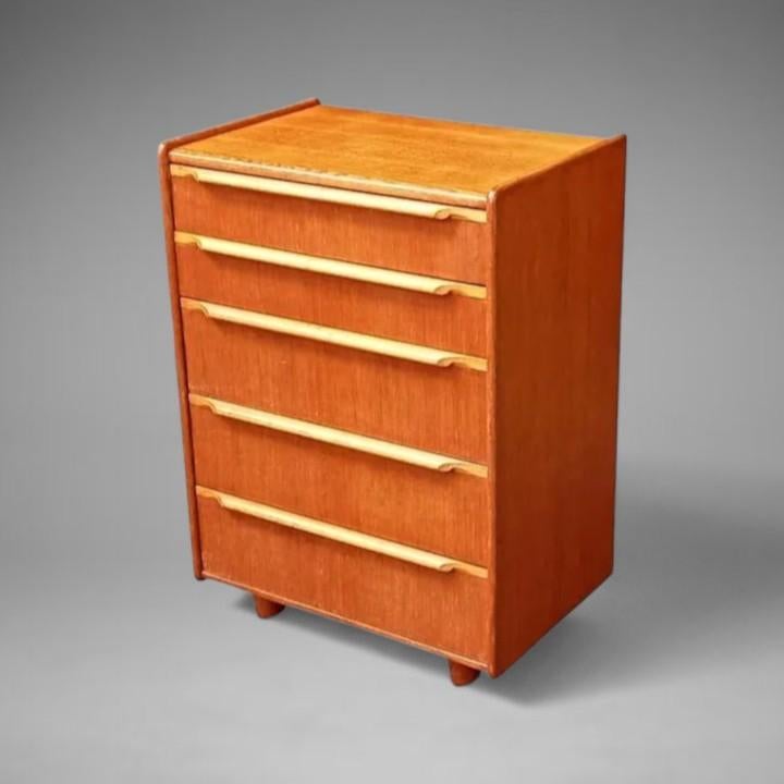 Meuble vintage Cees Braakman pour Pastoe en Chêne clair 60's, Enlèvement