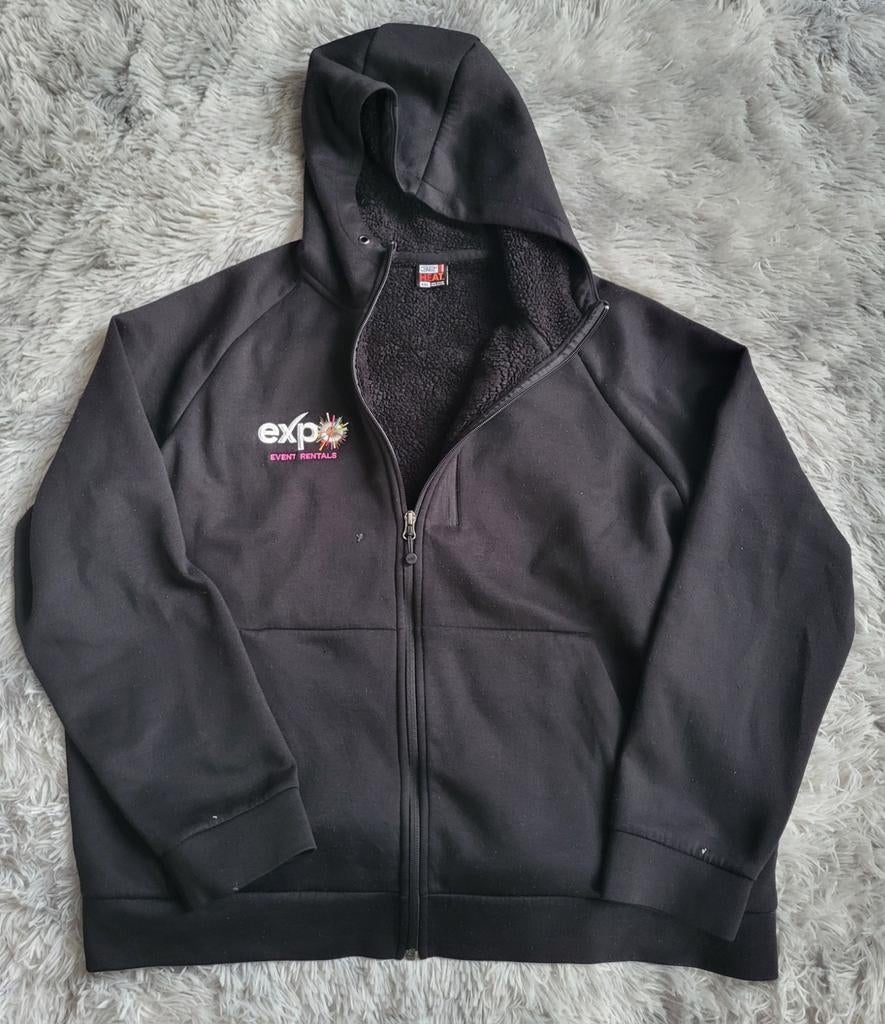 32 Degrees Heat Hoodie met ritssluiting - Sherpa-voering, Zwart, 32 Degrees Heat, Overige maten, Ophalen of Verzenden