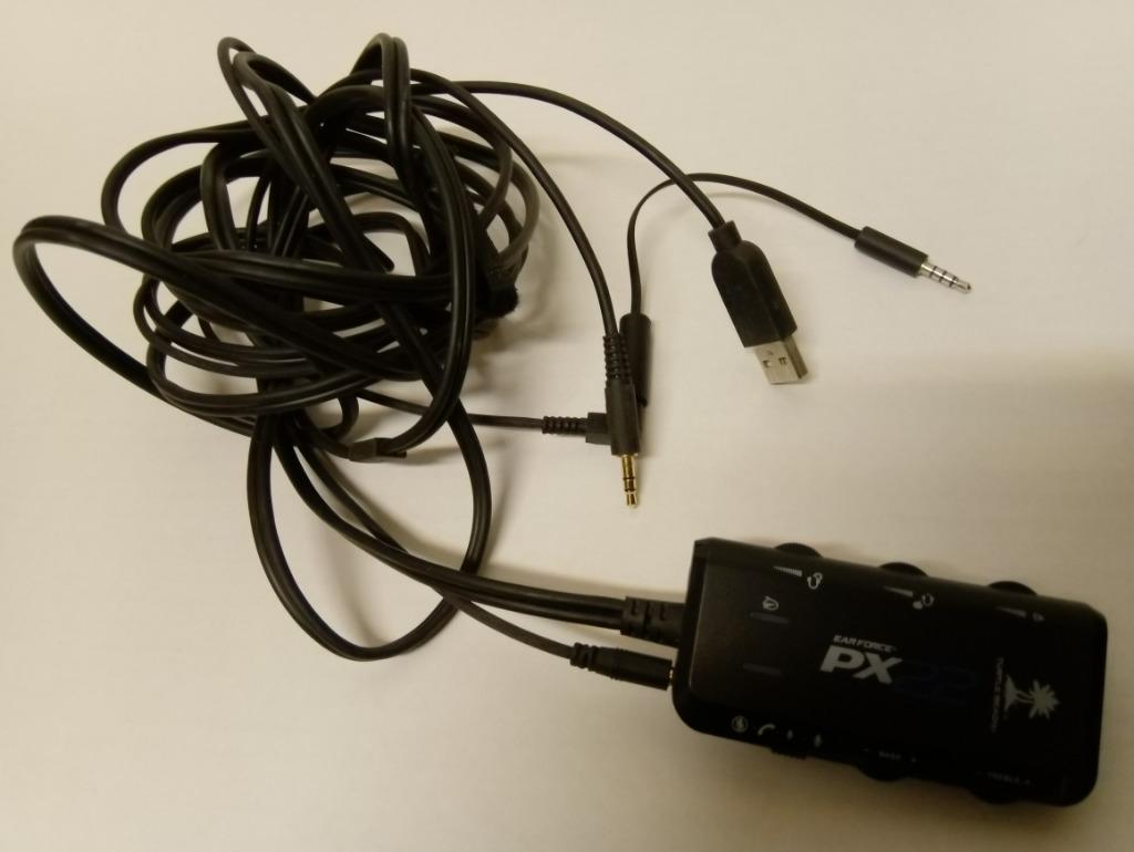 🎧Turtle Beach Ear Force PX22 Black Gaming Headset Amplifie, Ophalen of Verzenden, Volumeregelaar, Bedraad, Turtle Beach Ear Force