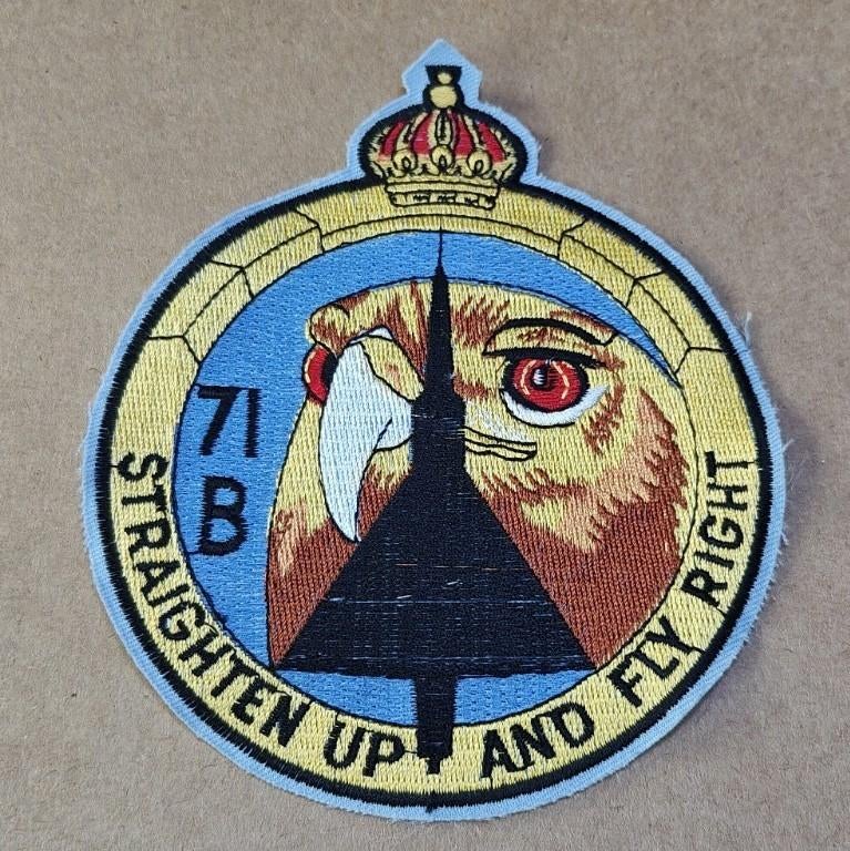 Force aérienne belge (patch promotionnel 71B), Enlèvement ou Envoi, Armée de l'air, Emblème ou Badge