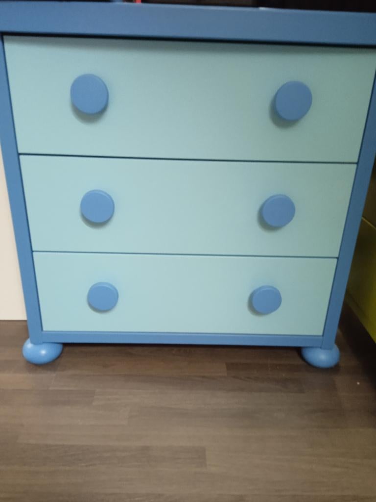 Ladekast Mammut blauw, Comme neuf, Moins de 75 cm, Enlèvement, Moins de 90 cm