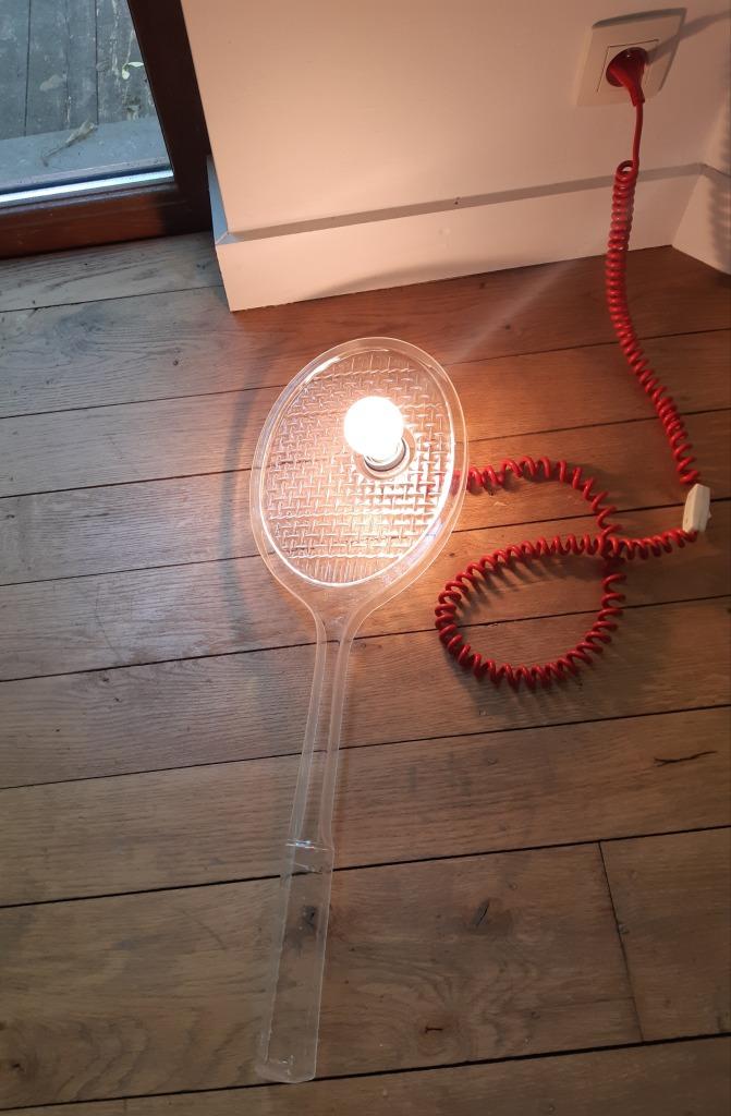 Applique murale en forme de raquette de tennis vintage 1980, Enlèvement ou Envoi