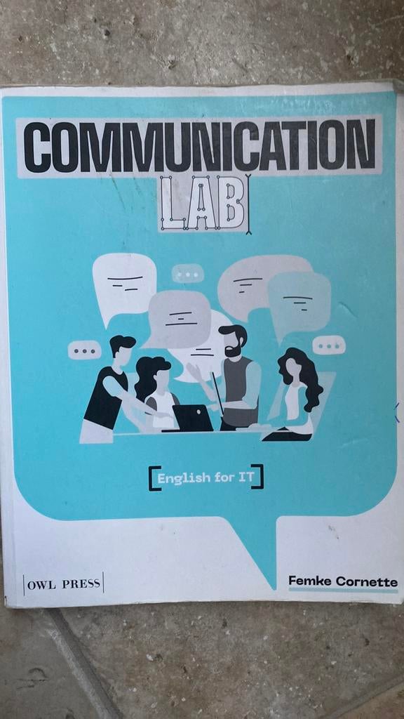Communication lab, Boeken, Schoolboeken, Ophalen of Verzenden, Gelezen, Overige niveaus, Informatica en Computer